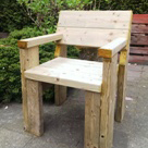 Houten tuinstoelen, douglas hout