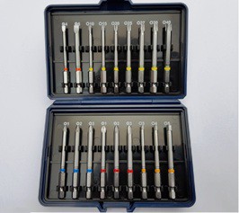 Langbit box. Alle veel voorkomende bits